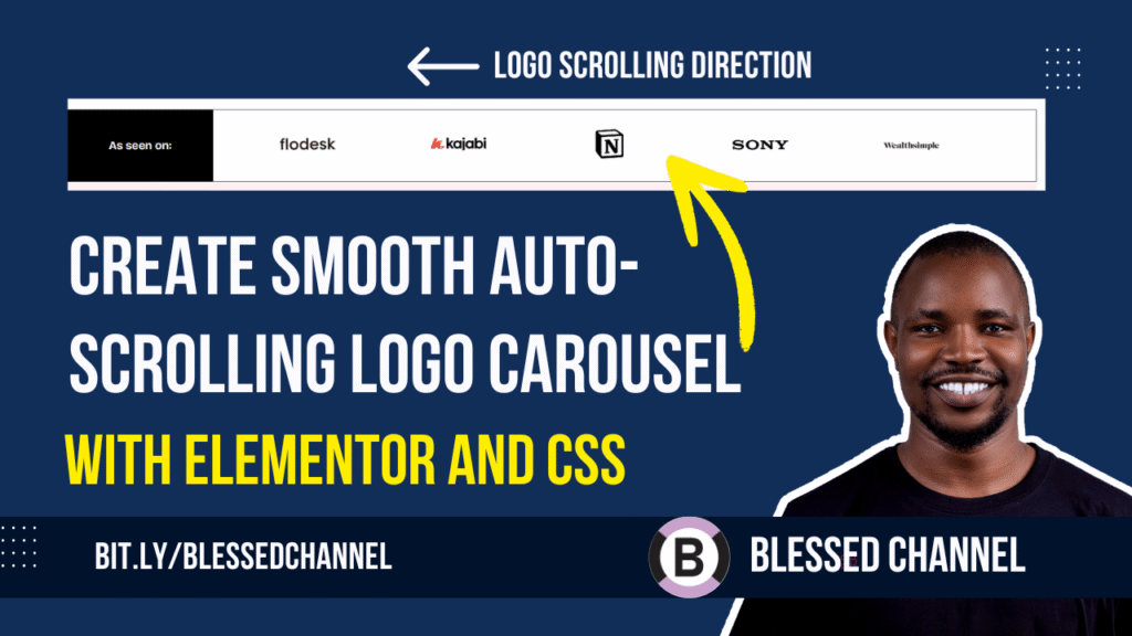 Create Smooth Auto-Scrolling Logo/Image Carousel with Elementor and CSS ...